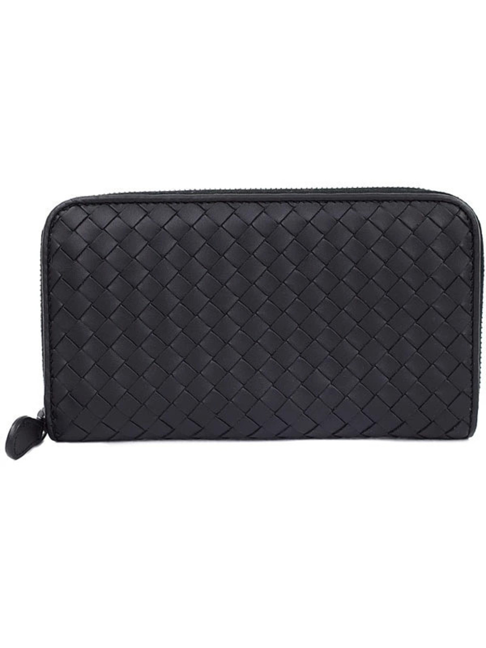 Bottega Veneta Intrecciato Round Zipper Long Wallet